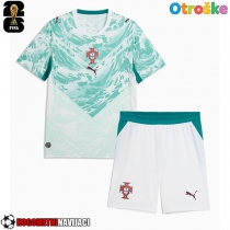 Otroške Nogometnih dresov Portugalska Gostujoči SP 2026 Kratki rokavi (+ hlače)